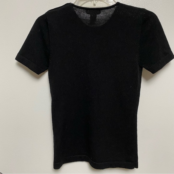 Jones New York Wool Short Sleeve Button Shoulder Sweater - Petite Small - Picture 11 of 11